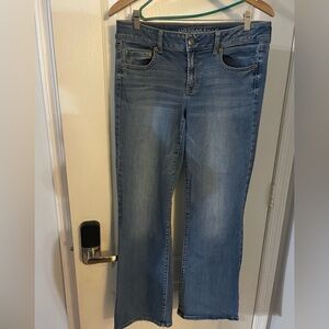 American Eagle Outfitters Medium Blue Flare Leg Jeans